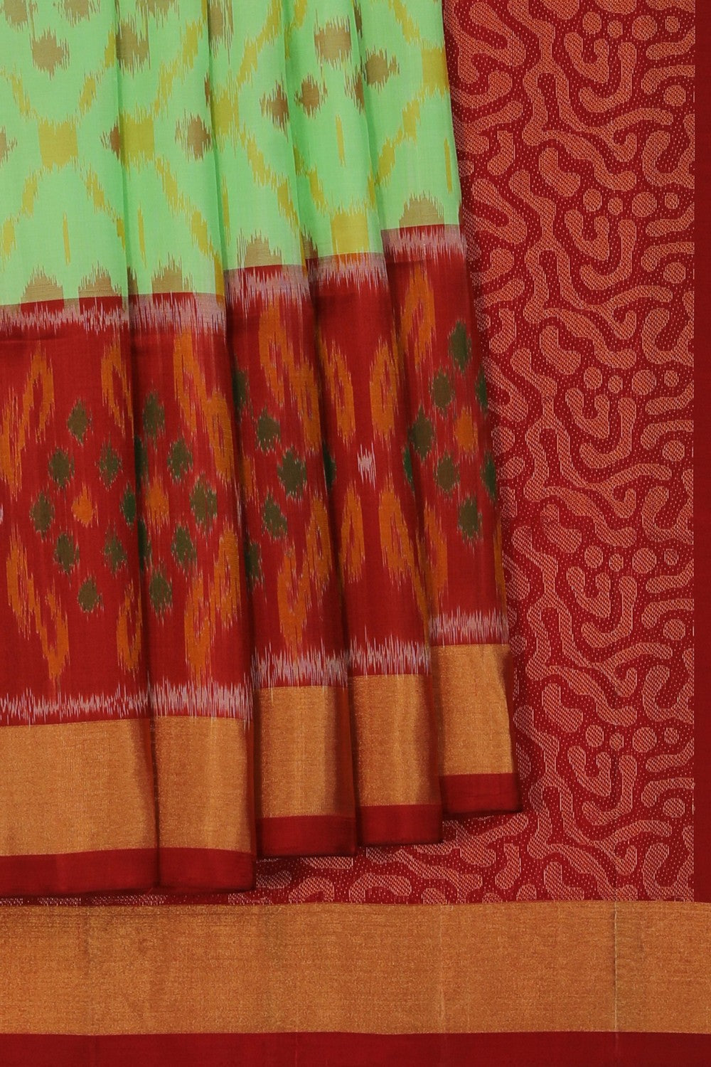 Image of South Silk Sea Green Saree